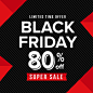 30+黑色星期五促销广告物料素材 Black Friday Sales Graphics