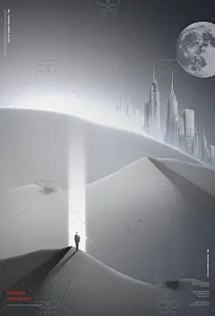高端大气城市建筑大楼大厦房地产立体空间创意海报设计PSD素材-淘宝网