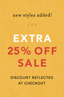 25% off sale