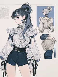 AI 服设| 泡泡袖时尚 - 小红书