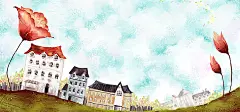 漫画风景,设计素材,自然风光,海报banner,卡通,童趣,手绘图库,png图片,网,图片素材,背景素材,145475@飞天胖虎