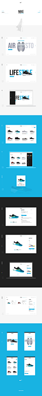Nike Footwear Concept Design : Concept Design of Footwear E-Shop 