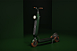 This Porsche clover green e-scooter is the retro style statement you need to end 2020 with a bang! | Yanko Design