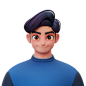 Young Man 3D Illustration