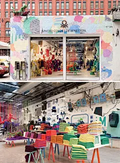 Benetton Pop Up Shop in NYC