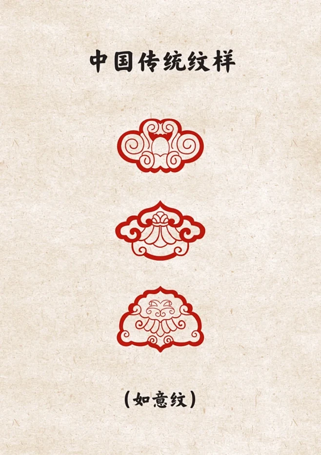 中国传统纹样 #如意纹-花瓣网