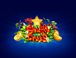 Slot machine - "Shuffle cross" : Development of fruit logo for the game slot-machine.It juicy and attractive,  filled with bright colors and ripe fruits. Enjoy! http://slotopaint.com/