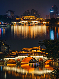 北城凉筑c采集到桥梁夜景