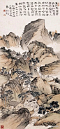 花鸟大师陈半丁山水25幅