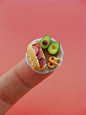 Miniature handmade sculptures by Israeli artist Shay Aaron