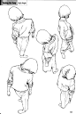 #绘画参考# 人体透视角度绘制 ​​​​