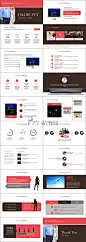 大气UI【复古实用商务科技总结汇报模板-6 #UI# #复古# #大气# #科技# #总结汇报#
