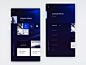 Mobile menu inspiration – Muzli -Design Inspiration : via Muzli design inspiration