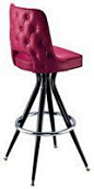 Tufted Cutout Bar Stool