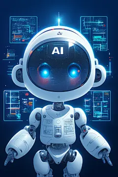 AI创新科幻机器人