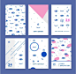 #实用素材# 一组创意版式设计，将点、线、面完美结合了起来 ​​​​~ ​​​​