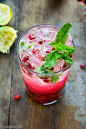 Pomegranate Mojito Cocktail
