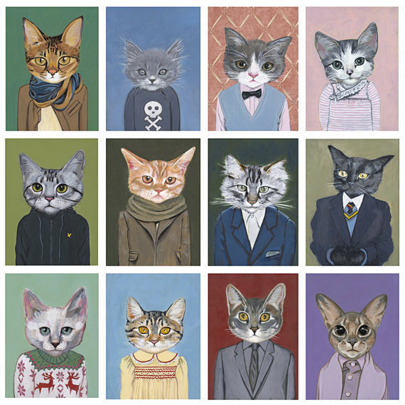 [又是一个关于猫咪的作品——穿洋装的猫崽...