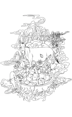 刘德超五香驴肉包装设计/logo设计/肉食品包装设计/观复包装设计-古田路9号-品牌创意/版权保护平台