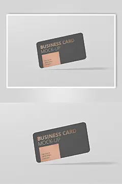 商务英文名片样机