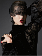 Lindsey Wixson for Harper's Bazaar Korea Nov. 2012. "Dark Glamour for A — 人人小站