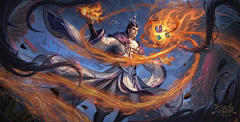 ww沃特福德采集到美宣插图{古风}