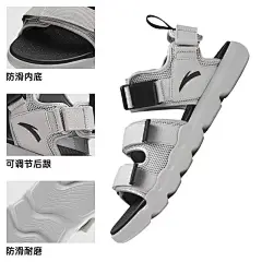 安踏霸道运动凉鞋男款夏季新款轻便透气厚底休闲鞋外穿防滑沙滩鞋-tmall.com天猫