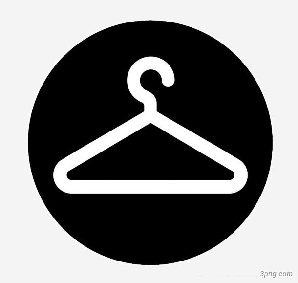 衣架图标衣架|衣架|衣服挂|logo|图标|图案|漫画|简笔画|黑色|漂亮花纹衣服衣架|衣架衣服|一个衣架