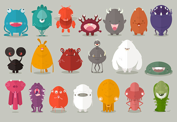Munch Monsters 小怪兽