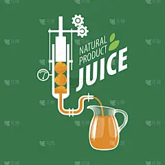 鲜榨果汁的象征