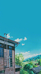 宫崎骏动画风景高清手机壁纸