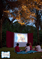 Love the idea of having outside movie time