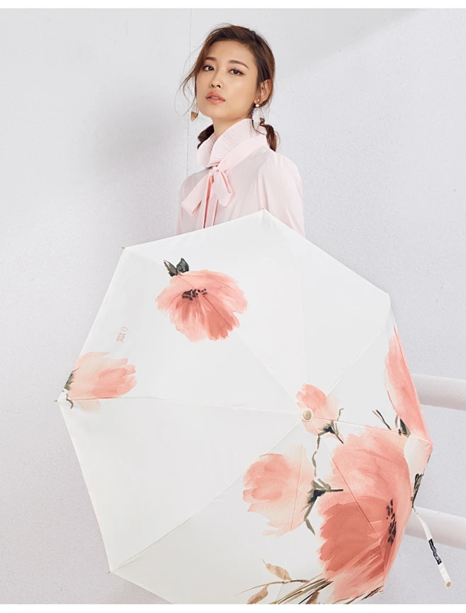 MISSRAIN玫瑰花雨伞女高档轻奢晴雨两用遮阳防晒伞防紫外线晴雨伞-tmall.com天猫-花瓣网