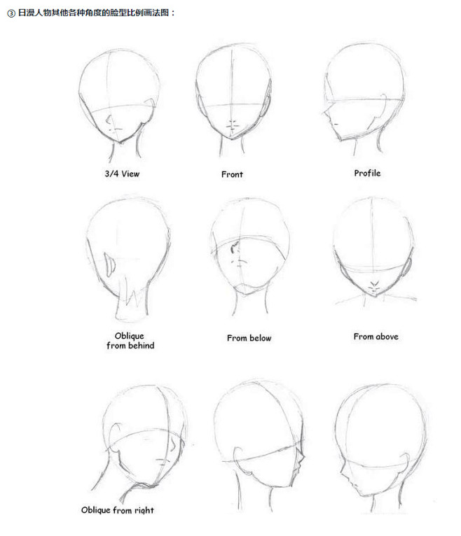 日漫人物头部的比例图55