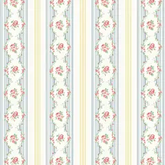 欧德莱壁纸59220撒金无纺布发泡墙纸竖条纹田园小花 客厅卧室壁纸-淘宝网