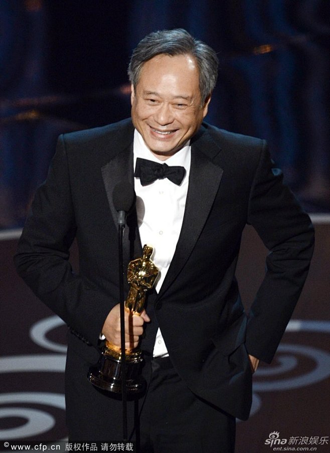 李安凭《少年派》勇夺奥斯卡最佳导演奖。