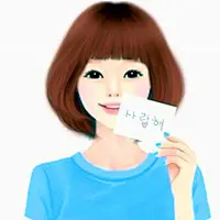 手绘美女QQ头像