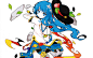 video_games_Touhou_flowers_blue_eyes_fire_fruits_leaves_skirts_peaches_stones_long_hair_weapons_blue_hair_Hinanawi_Tenshi_hats_simple_background_Ideolo_Sword_of_Hisou_looking_back_swords_white_background_hair_ornaments_192