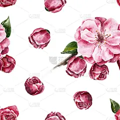 纹路与花枝无缝搭配