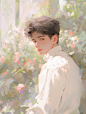 jaygardner_Impressionism_Young_man_in_white_shirtby_Oscar-Claud_35edbafb-c75c-4e54-b23f-653f20489590