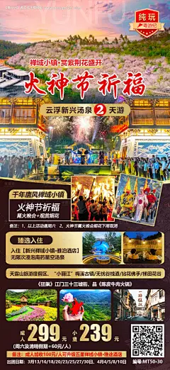 源文件下载【火神节祈福旅游海报】编号：19950028438523845