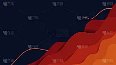 抽象多色现代未来剪纸背景。抽象设计模板的小册子，传单，杂志，名片，品牌，横幅，标题，书籍封面，笔记本