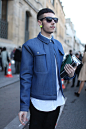 Paris Fashion Week street style.