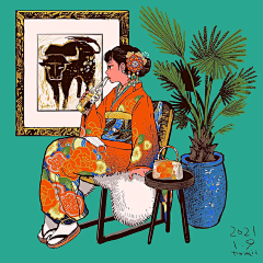 望月♥采集到☆插画-偏二次元☆