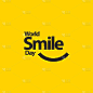 世界微笑日矢量模板设计插图