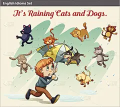 用动物展示雨的成语