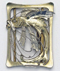 Art Nouveau Buckle by Carl Strathmann ca.1900: