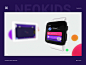 NEOKIDS - Screen Time Control interactive mobile animation motion interaction watch ipad ux ui app