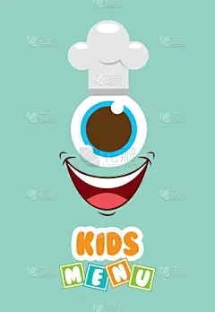 儿童,菜单,婴儿,恶作剧,清新,图像,矢量,设计,服务,微笑