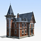 3d model of old house